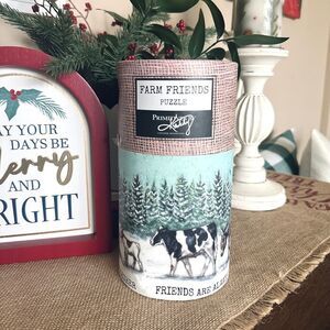 Primitives by Kathy Puzzle 1000 Pc – Farmhouse Animal Art Jigsaw